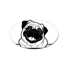 Black Pug Dog If I Cant Bring My Dog I T- Shirt Black Pug Dog If I Can t Bring My Dog I m Not Going Sticker (oval) by EnriqueJohnson