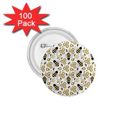 Bee Honeycomb Honeybee Insect 1 75  Buttons (100 Pack)  by Pakjumat