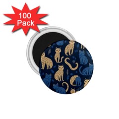 Cat Pattern Animal 1 75  Magnets (100 Pack)  by Pakjumat