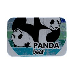 Panda Bear T-shirtcute Panda Bears T-shirt Open Lid Metal Box (silver)   by EnriqueJohnson