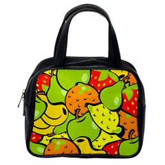 Fruit Food Wallpaper Classic Handbag (one Side) by Dutashop