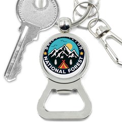 Bridger Teton National Forest T- Shirt Bridger Teton National Forest T- Shirt Bottle Opener Key Chain by JamesGoode