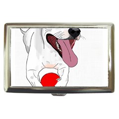 Bulldog T- Shirt Running Bulldog T- Shirt Cigarette Money Case by JamesGoode