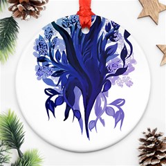 Abstract T- Shirt Blumer T- Shirt Ornament (round) by EnriqueJohnson