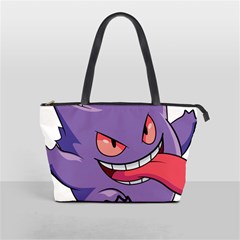 Purple Funny Monster Classic Shoulder Handbag by Sarkoni