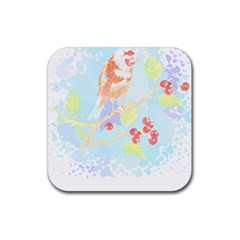 Bird Lover T- Shirtbird T- Shirt (10) Rubber Coaster (square) by EnriqueJohnson