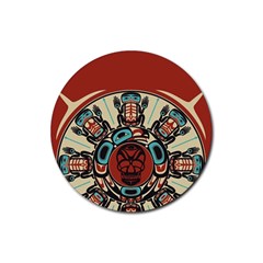 Skull Grateful Dead Phone Gratefuldead Rubber Coaster (round) by Sarkoni