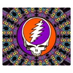 Gratefuldead Grateful Dead Pattern Premium Plush Fleece Blanket (Small) 50 x40  Blanket Front