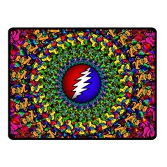 Grateful Dead Two Sides Fleece Blanket (small) by Sarkoni