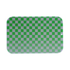 Green Checker T- Shirt Green Checker T- Shirt Open Lid Metal Box (silver)   by EnriqueJohnson