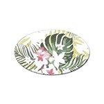 Hawaii T- Shirt Hawaii Bloom Creative T- Shirt Sticker (Oval) Front