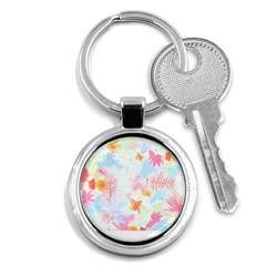 Hawaii T- Shirt Hawaii Blossoms Garden T- Shirt Key Chain (round) by EnriqueJohnson