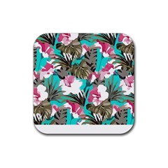 Hawaii T- Shirt Hawaii Enforce Fashion T- Shirt Rubber Coaster (square) by EnriqueJohnson