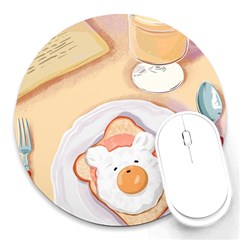 ??????? Round Mousepad by SychEva