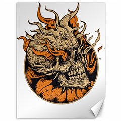 Human Skull  Skull Art Skeleton Illustration Canvas 36  X 48  by uniart180623