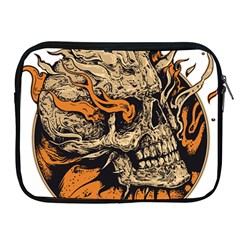 Human Skull  Skull Art Skeleton Illustration Apple Ipad 2/3/4 Zipper Cases by uniart180623