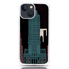 New York City Nyc Skyline Cityscape Iphone 13 Mini Tpu Uv Print Case by uniart180623