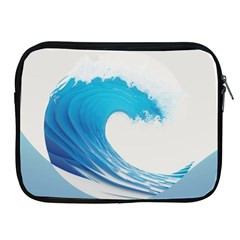 Wave Tsunami Tidal Wave Ocean Sea Water Apple Ipad 2/3/4 Zipper Cases by uniart180623