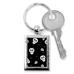 Skull Pattern Key Chain (rectangle) by Ket1n9