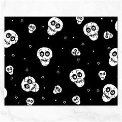 Skull Pattern Rectangular Jigsaw Puzzl by Ket1n9