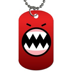 Funny Angry Dog Tag (two Sides) by Ket1n9