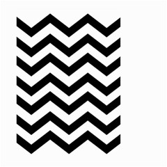 Black And White Chevron Small Garden Flag (two Sides) by Ket1n9