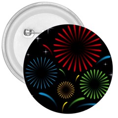 Fireworks With Star Vector 3  Buttons by Ket1n9