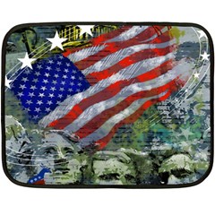 Usa United States Of America Images Independence Day Two Sides Fleece Blanket (mini) by Ket1n9