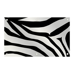 White Tiger Skin Banner And Sign 5  X 3  by Ket1n9