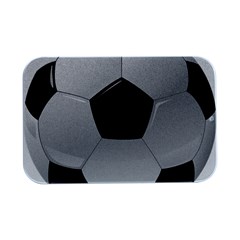 Soccer Ball Open Lid Metal Box (silver)   by Ket1n9