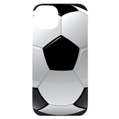 Soccer Ball Iphone 14 Plus Black Uv Print Case by Ket1n9