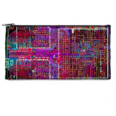 Technology Circuit Board Layout Pattern Pencil Case by Ket1n9