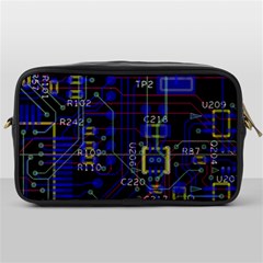 Technology Circuit Board Layout Toiletries Bag (one Side) by Ket1n9