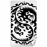 Ying Yang Tattoo Canvas 40  x 72  39.28 x69.23  Canvas - 1