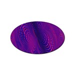 Abstract-fantastic-fractal-gradient Sticker Oval (100 pack) Front