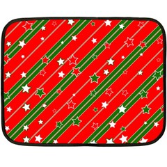 Christmas Paper Star Texture Two Sides Fleece Blanket (mini) by Ket1n9