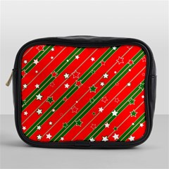 Christmas Paper Star Texture Mini Toiletries Bag (one Side) by Ket1n9