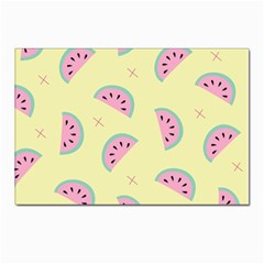 Watermelon Wallpapers  Creative Illustration And Patterns Postcard 4 x 6  (pkg Of 10) by Ket1n9