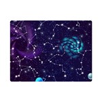 Realistic-night-sky-poster-with-constellations Premium Plush Fleece Blanket (Mini) 35 x27  Blanket Front