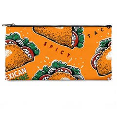 Seamless-pattern-with-taco Pencil Case by Ket1n9