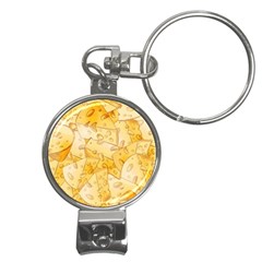 Cheese-slices-seamless-pattern-cartoon-style Nail Clippers Key Chain by Ket1n9