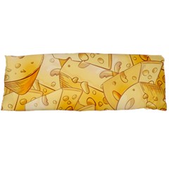 Cheese-slices-seamless-pattern-cartoon-style Body Pillow Case (dakimakura) by Ket1n9