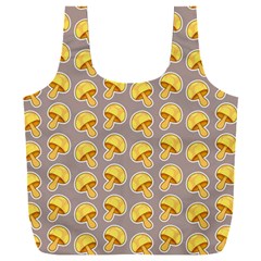 Yellow-mushroom-pattern Full Print Recycle Bag (xxxl) by Ket1n9