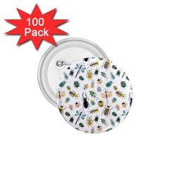 Insect Animal Pattern 1 75  Buttons (100 Pack)  by Ket1n9