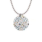 Insect Animal Pattern 1  Button Necklace Front