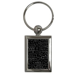 Medical Biology Detail Medicine Psychedelic Science Abstract Abstraction Chemistry Genetics Pattern Key Chain (rectangle) by Grandong