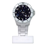 Starry Night  Space Constellations  Stars  Galaxy  Universe Graphic  Illustration Plastic Nurses Watch Front