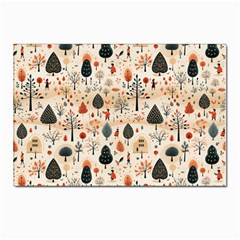 Pattern Seamless Postcard 4 x 6  (pkg Of 10) by Vaneshop