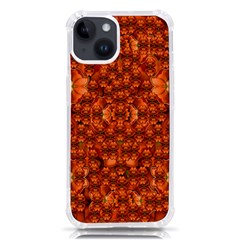 Floral Time In Peace And Love Iphone 14 Tpu Uv Print Case by pepitasart