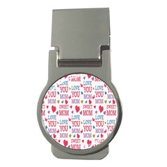 Love Mom Happy Mothers Day I Love Mom Graphic Money Clips (round)  by Vaneshop